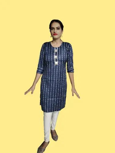 Ladies Kurtis with Square Design 2.webp
