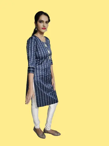 Ladies Kurtis with Square Design 1.webp