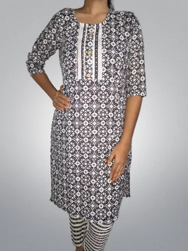 Women's ethnic wear cotton kurta set.webp