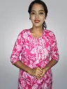 Women printed kurti pant set.webp