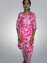 Women printed kurti pant set.webp
