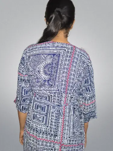 Women's Printed Cotton fabric Straight KURTA.webp