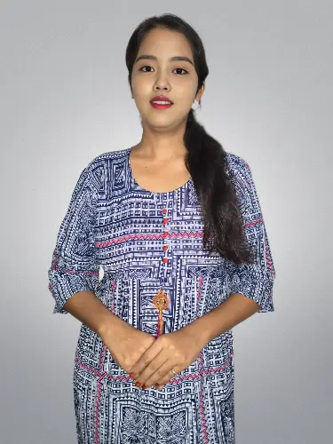 Women's Printed Cotton fabric Straight KURTA