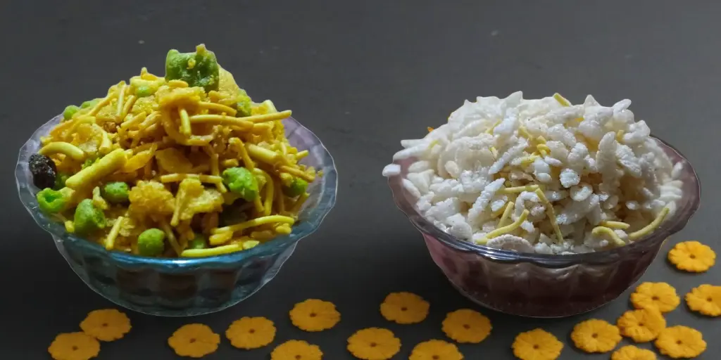 AJ Quality Bazaar's Cornflakes Chivda & Diet Chivda (500 gm each)