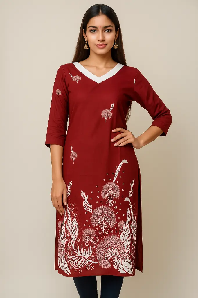 Rayon Daily wear Printed Kurtis